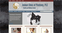 Desktop Screenshot of animalclinicofpinckney.com